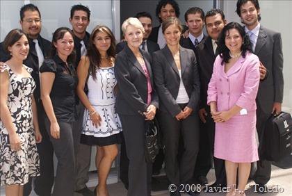 Con la Dra. Norym, Dra. Carnevale, Dra. Lupita